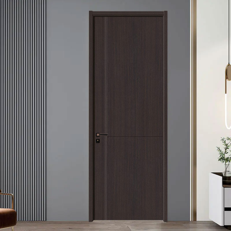 GW-113 Black PVC MDF ostium interius cubiculum
